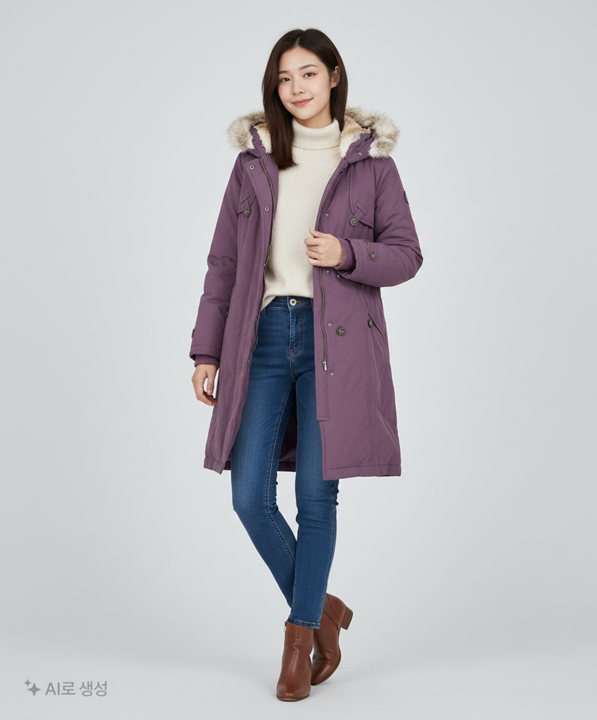 베네통(BENETTON) 롱 패딩/롱 헤비 아우터 44