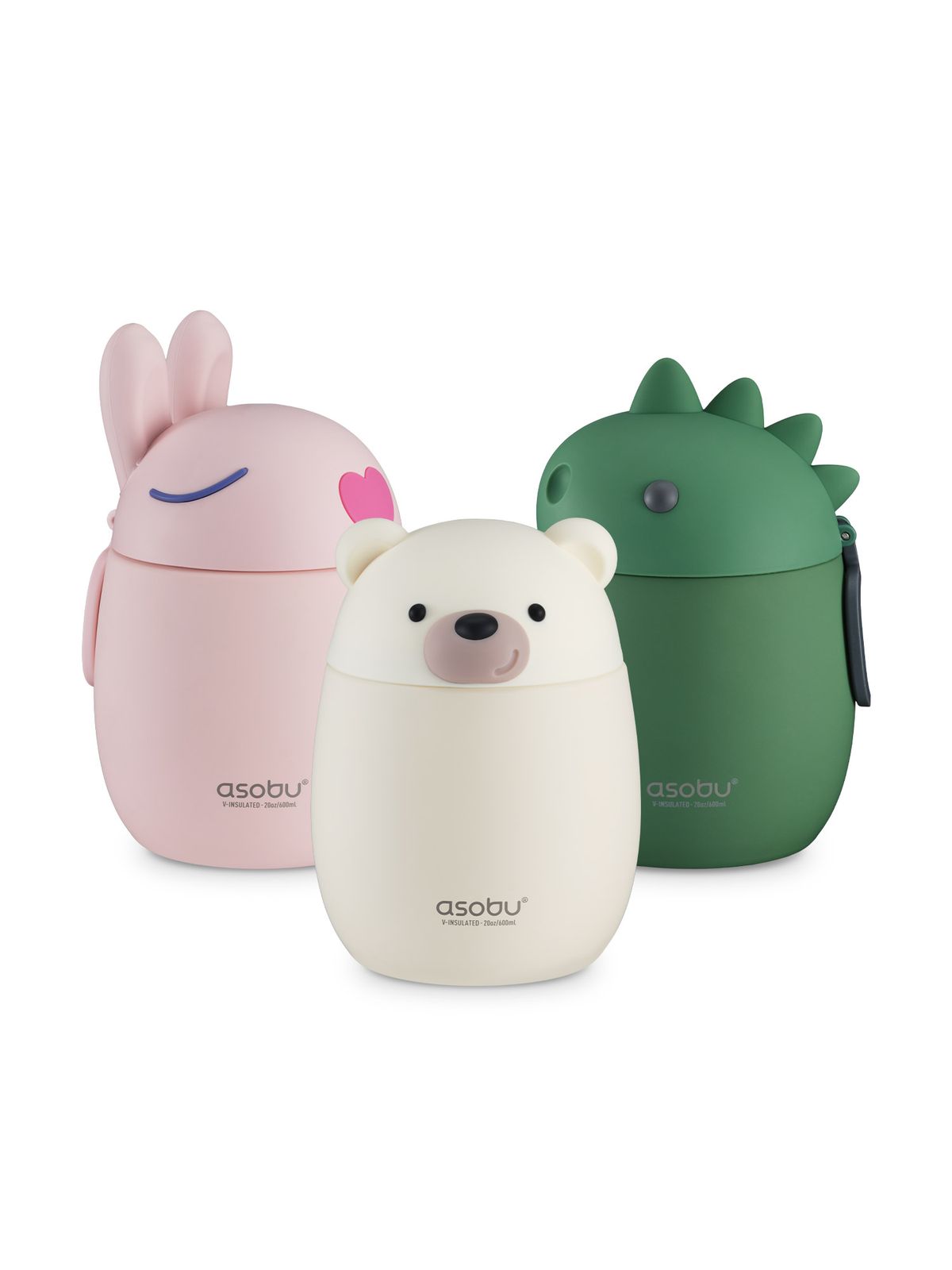 아소부(ASOBU) 진공스텐 보온보냉 베스티 캐릭터 푸드 컨테이너 600ml