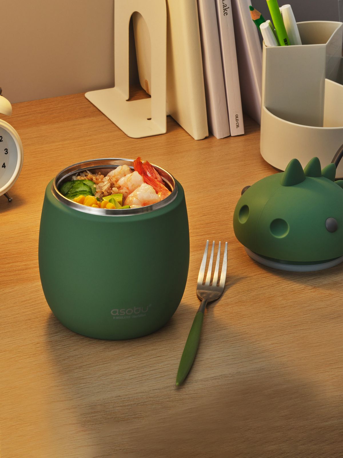 아소부(ASOBU) 진공스텐 보온보냉 베스티 캐릭터 푸드 컨테이너 600ml