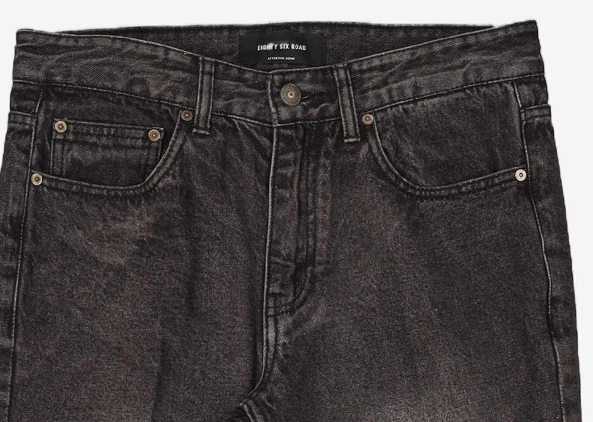 86로드(86ROAD) CARBON BLACK ROAD / CROP STRAIGHT 32