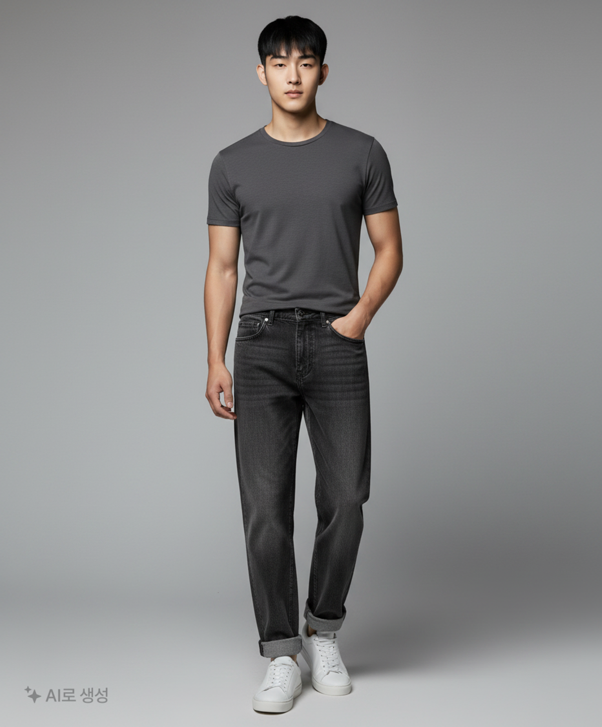 86로드(86ROAD) CARBON BLACK ROAD / CROP STRAIGHT 32