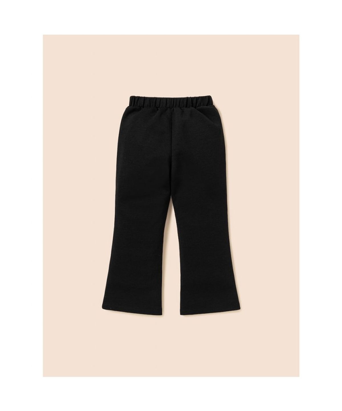 빈폴 키즈(BEANPOLE KIDS) [Essential] 여아 저지 부츠컷 팬츠  블랙 (BI6821GE25)
