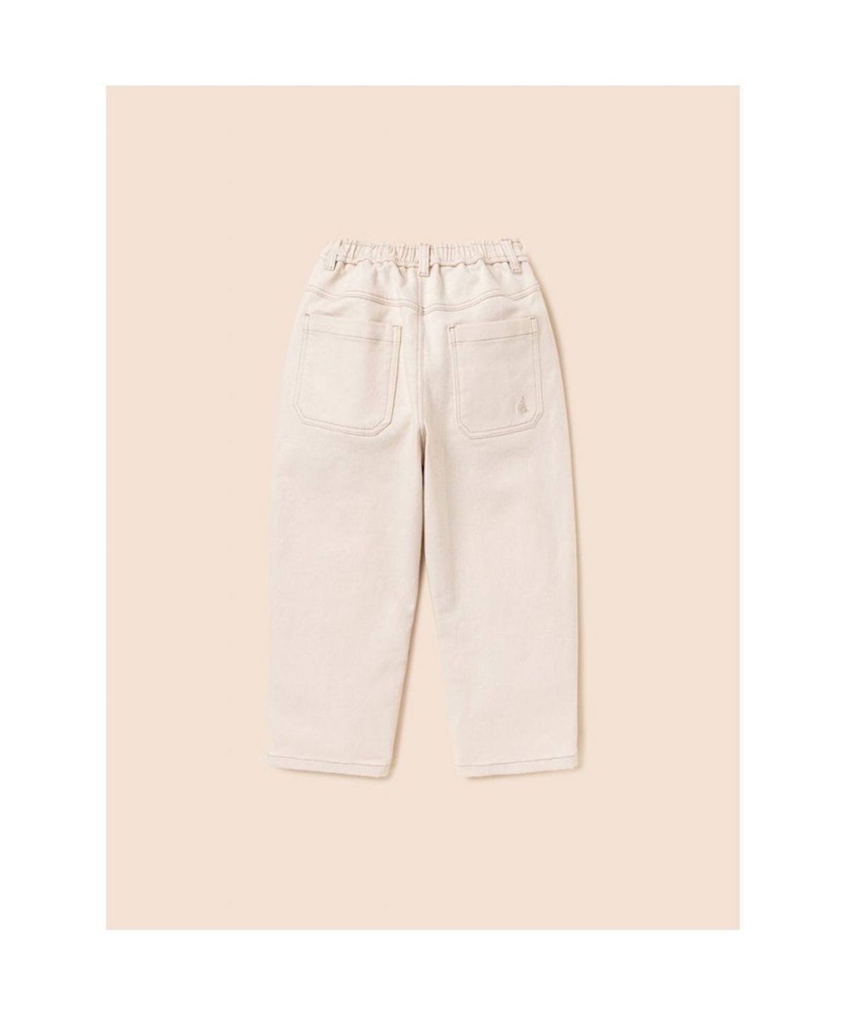 빈폴 키즈(BEANPOLE KIDS) 커브드 우븐 팬츠  아이보리 (BI6821U030)