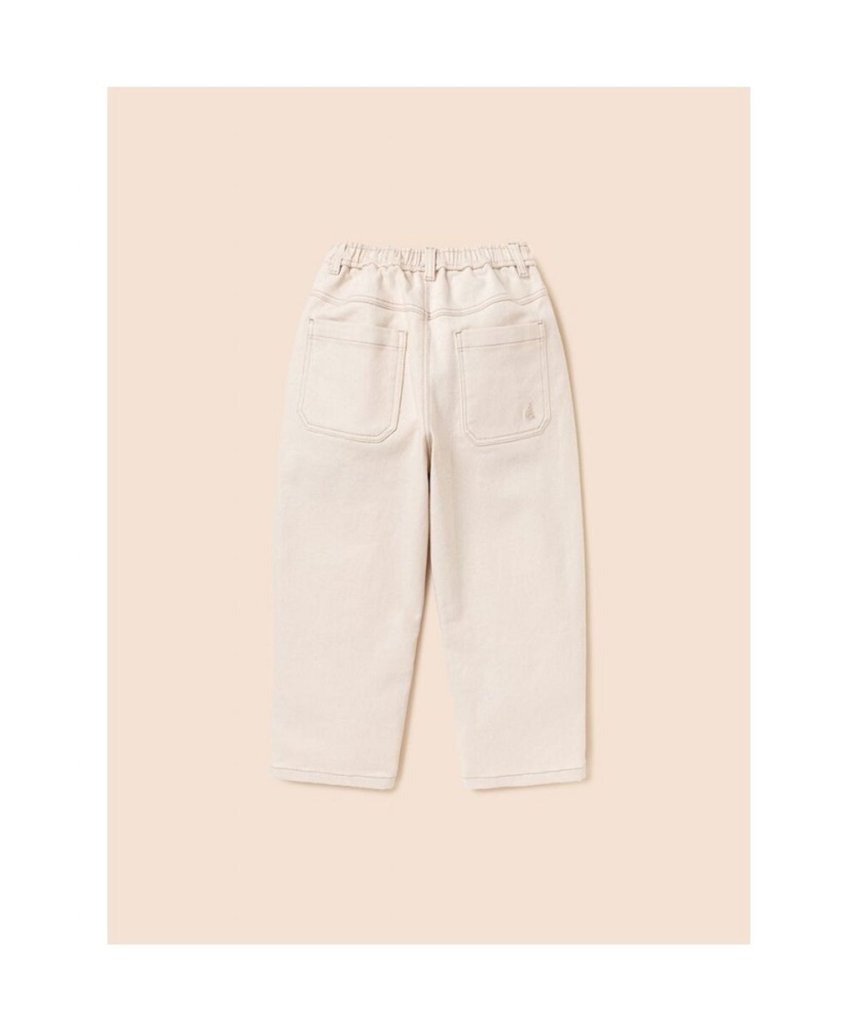 빈폴 키즈(BEANPOLE KIDS) 커브드 우븐 팬츠  아이보리 (BI6821U030)