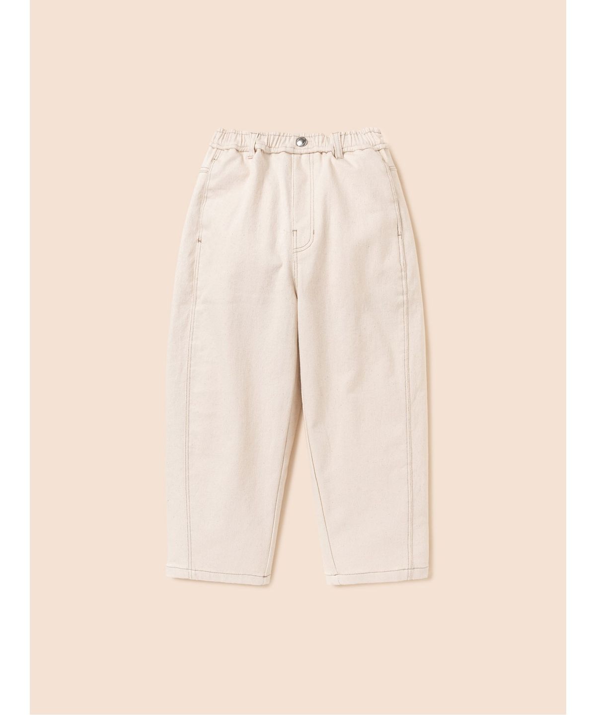 빈폴 키즈(BEANPOLE KIDS) 커브드 우븐 팬츠  아이보리 (BI6821U030)