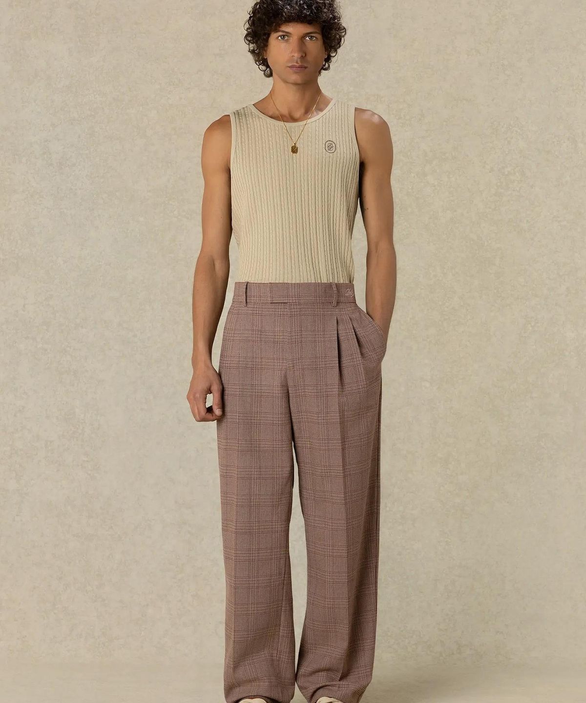드롤드무슈(DROLE DE MONSIEUR) Prince Of Wales Golfer Pants D0PAA26103BRX
