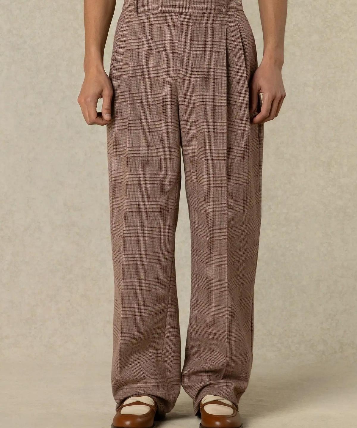드롤드무슈(DROLE DE MONSIEUR) Prince Of Wales Golfer Pants D0PAA26103BRX
