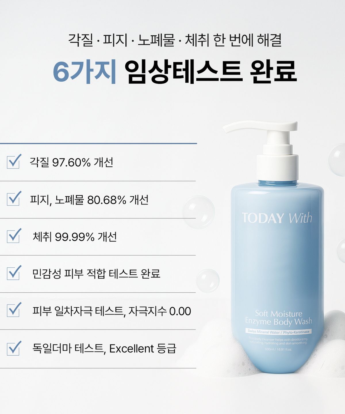 투데이위드(TODAY WITH) 1분 효소 바디워시 500ml