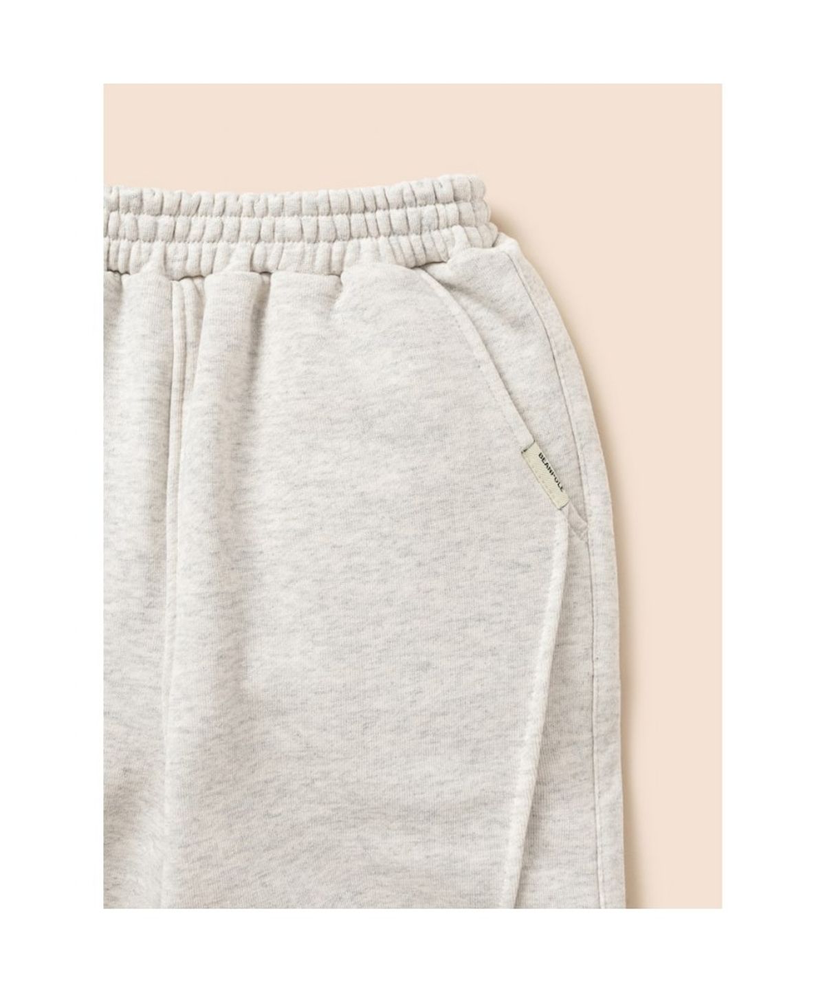 빈폴 키즈(BEANPOLE KIDS) 베이직 코지 스웨트 팬츠  베이지 (BI6821U06A)
