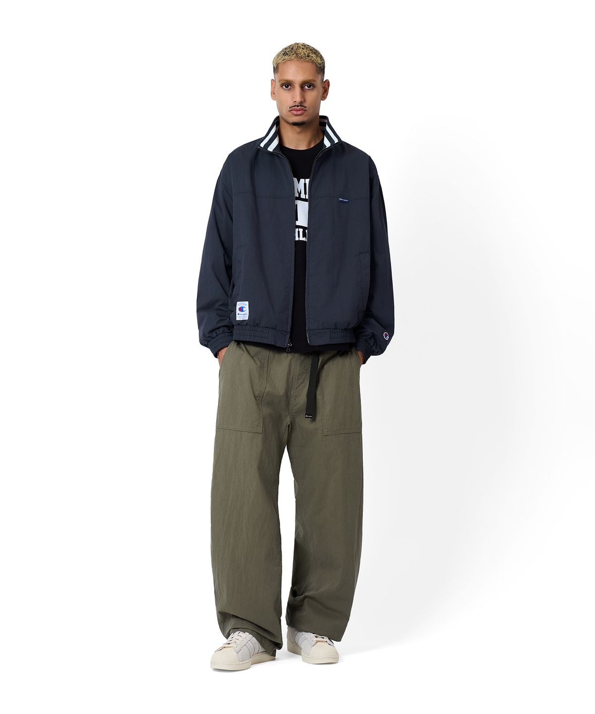챔피온(CHAMPION) 빈티지 해링턴 재킷 Navy