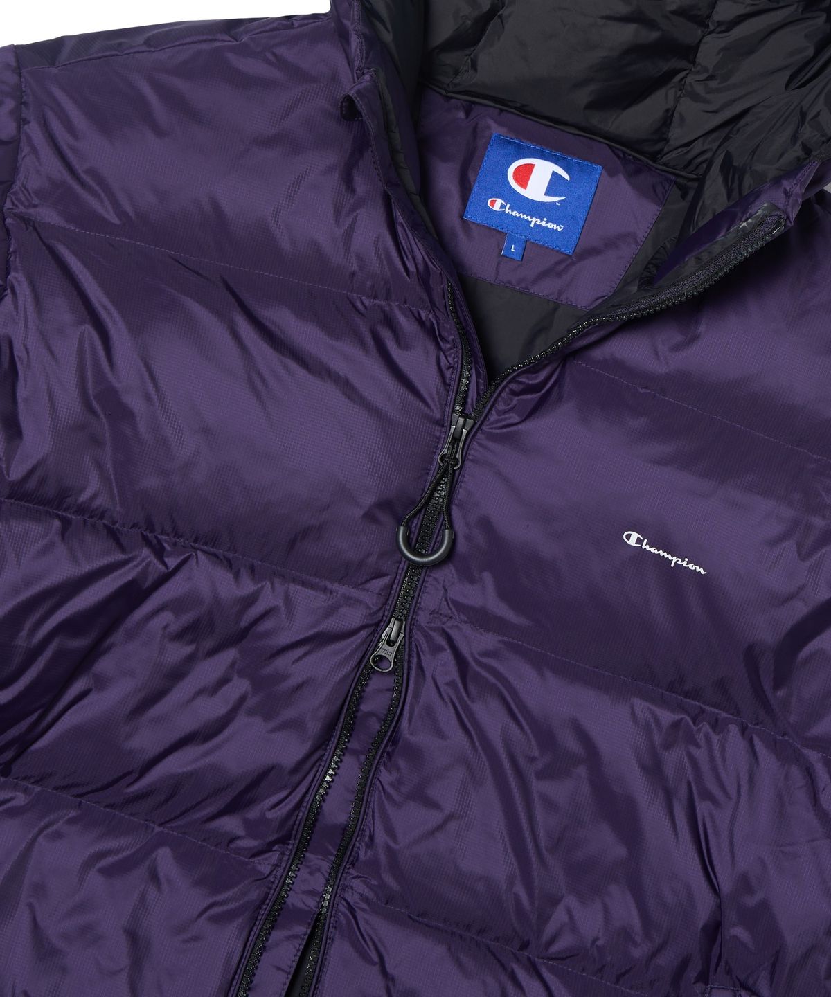 챔피온(CHAMPION) 2WAY 리플렉티브 다운 재킷 Purple