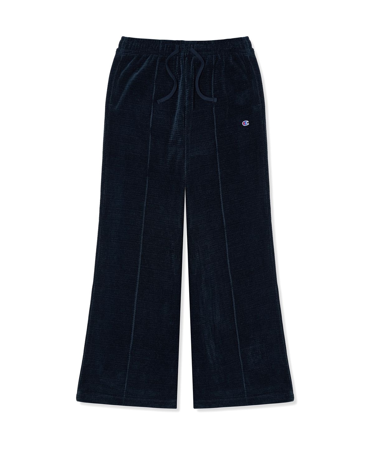 챔피온(CHAMPION) 여성 벨루어 부츠컷 팬츠 Navy