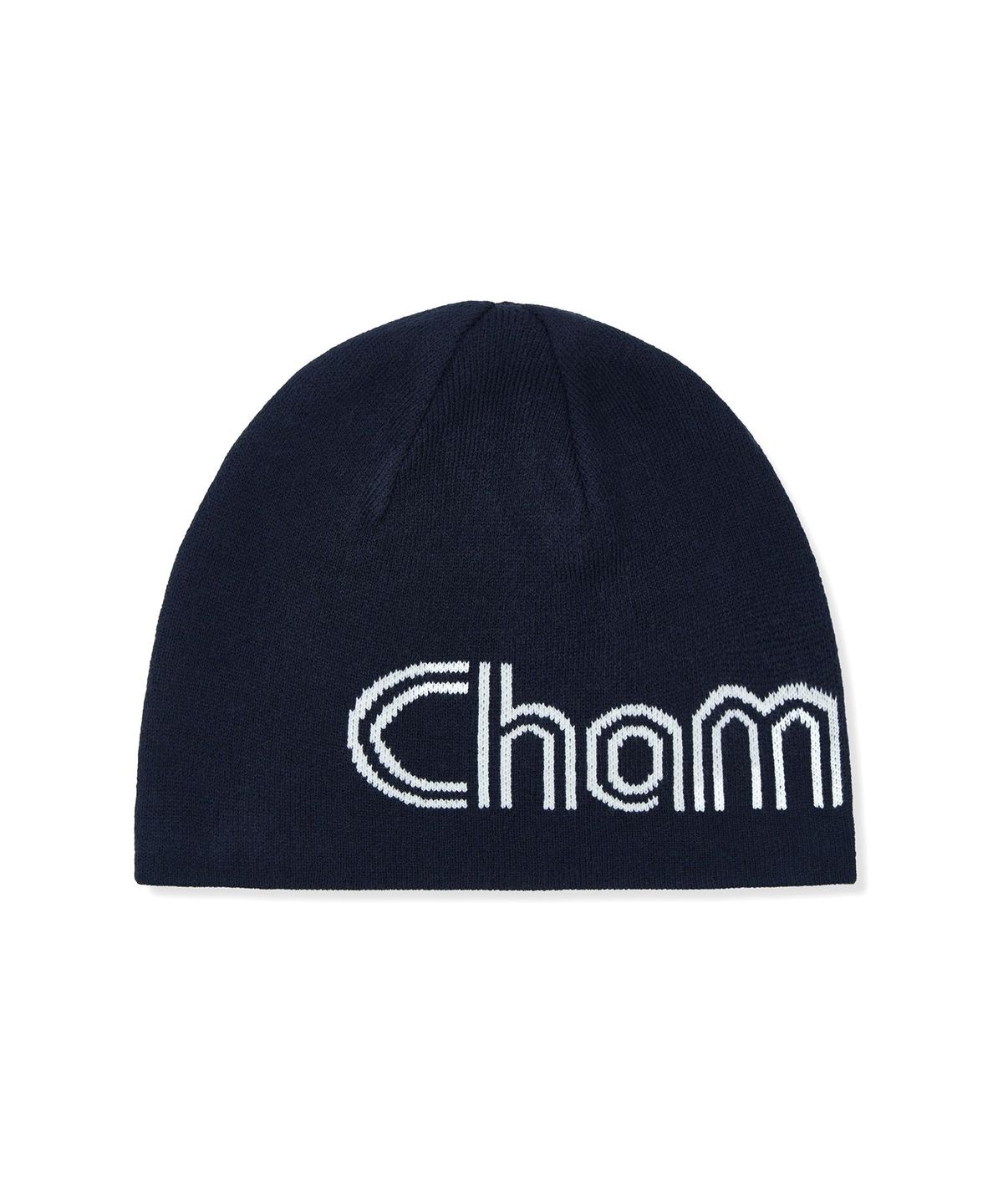 챔피온(CHAMPION) 트랙 로고 비니 Navy