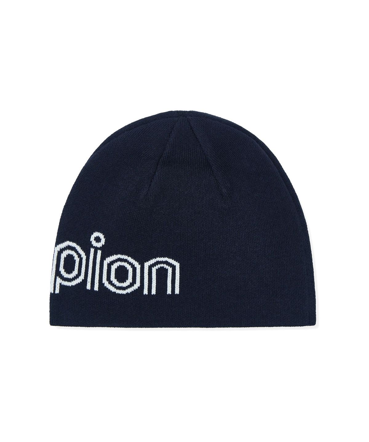 챔피온(CHAMPION) 트랙 로고 비니 Navy