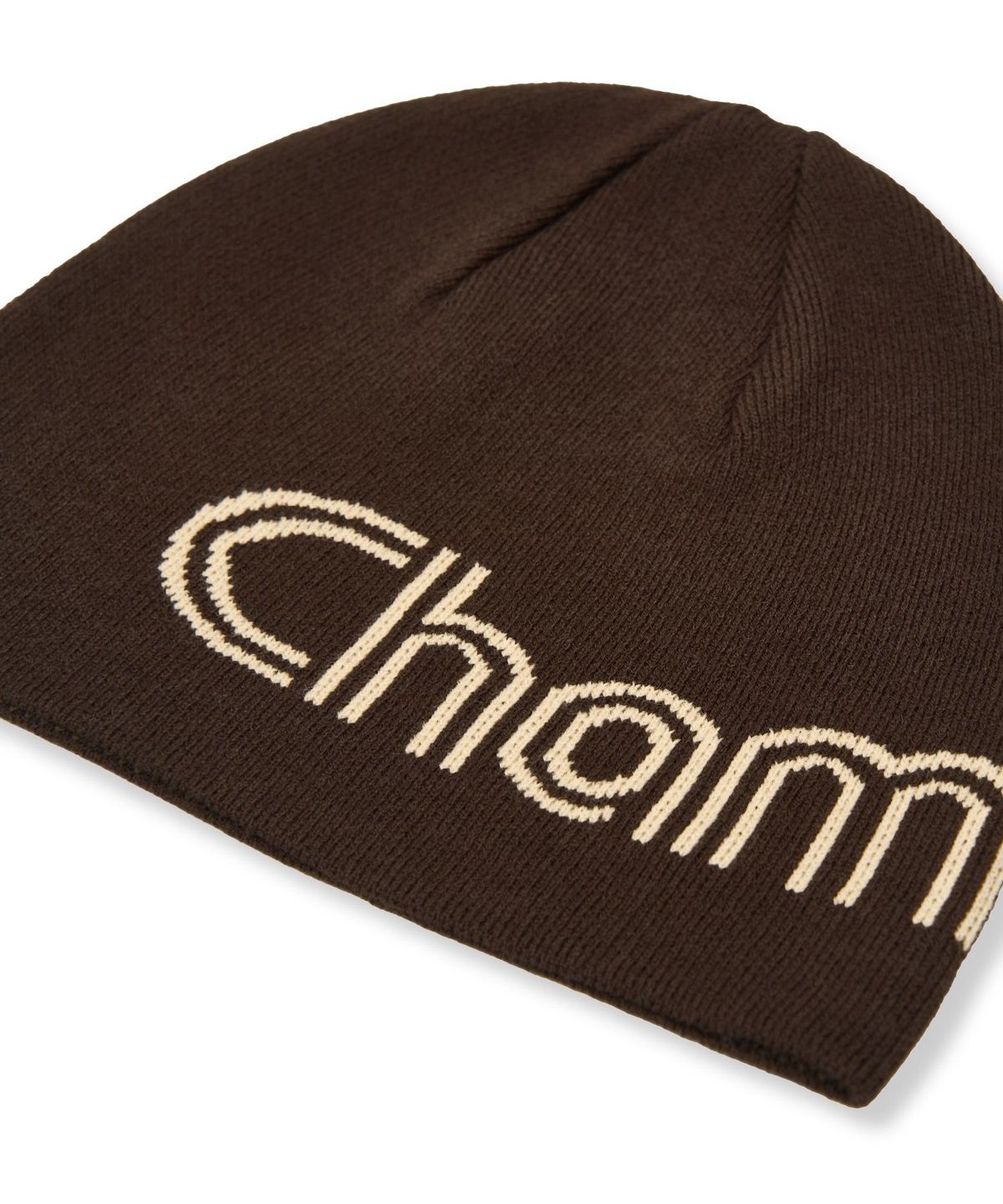 챔피온(CHAMPION) 트랙 로고 비니 Brown