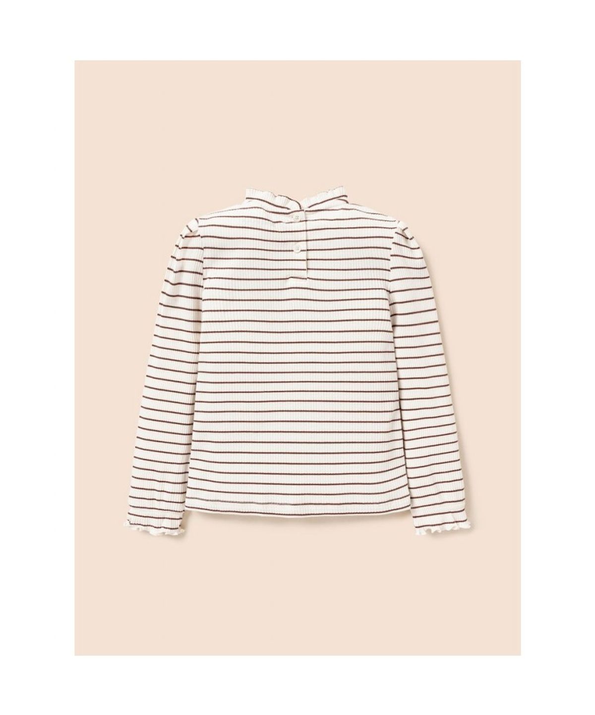 빈폴 키즈(BEANPOLE KIDS) [Essential] 골지 스트라이프 티셔츠  아이보리 (BI6841GE20)