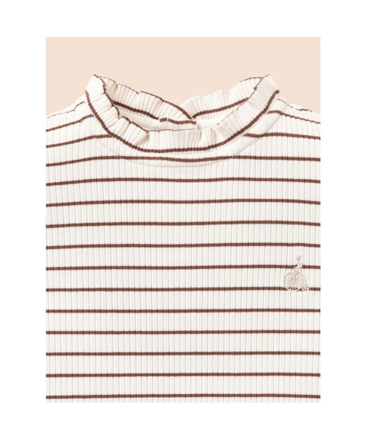 빈폴 키즈(BEANPOLE KIDS) [Essential] 골지 스트라이프 티셔츠  아이보리 (BI6841GE20)