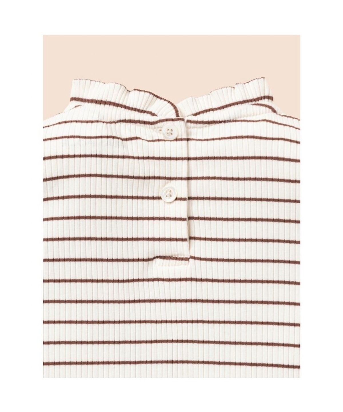 빈폴 키즈(BEANPOLE KIDS) [Essential] 골지 스트라이프 티셔츠  아이보리 (BI6841GE20)
