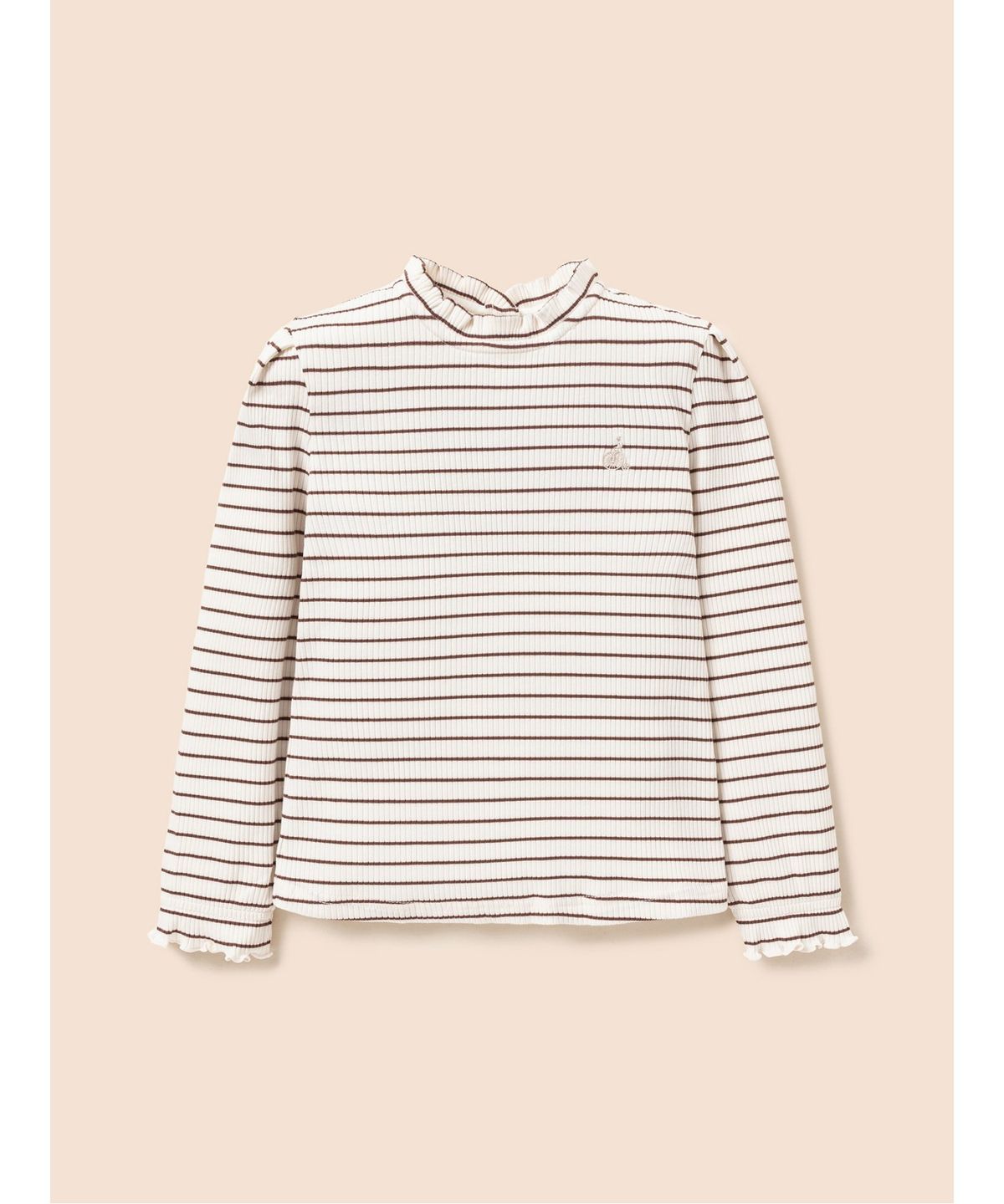 빈폴 키즈(BEANPOLE KIDS) [Essential] 골지 스트라이프 티셔츠  아이보리 (BI6841GE20)