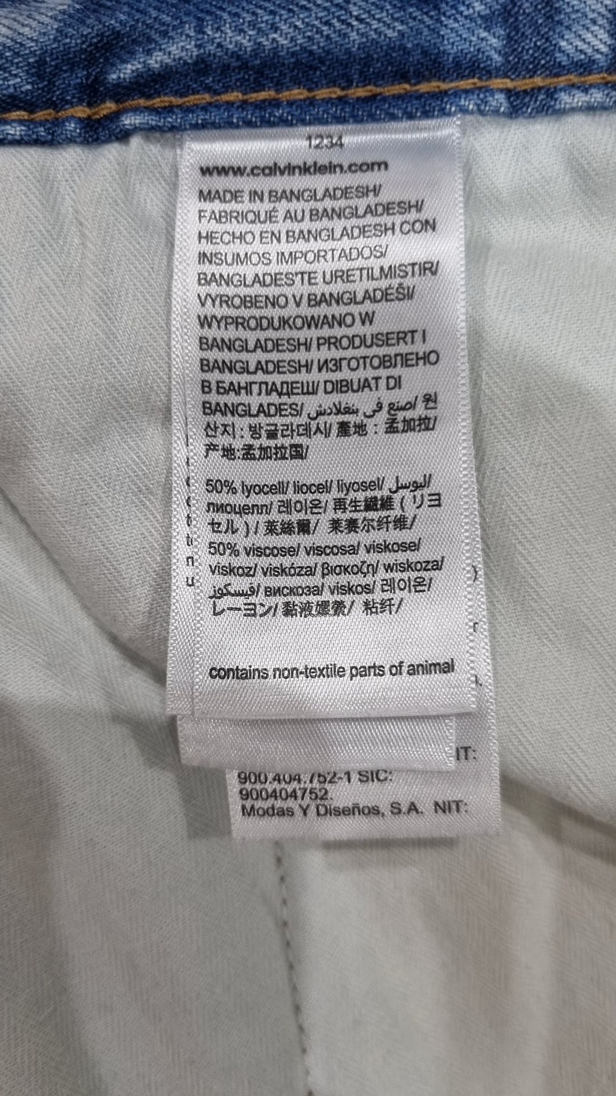 캘빈클라인(CALVIN KLEIN) 청/데님 팬츠 34