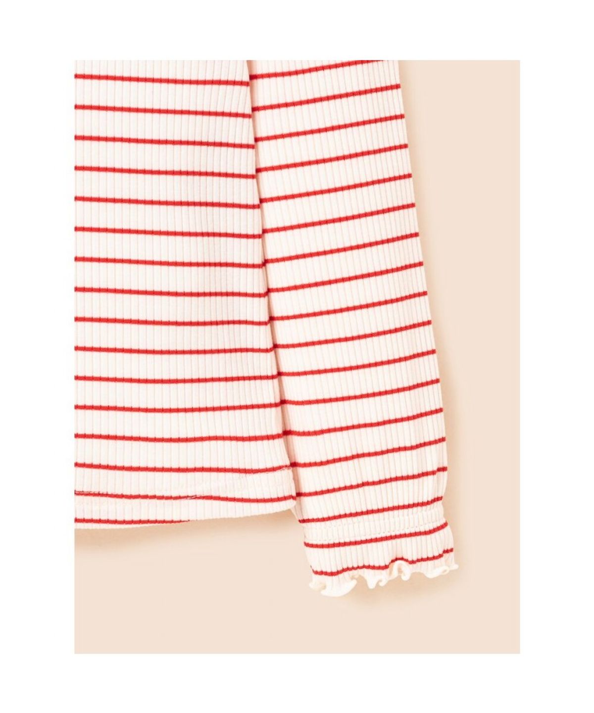 빈폴 키즈(BEANPOLE KIDS) [Essential] 골지 스트라이프 티셔츠  레드 (BI6841GE26)