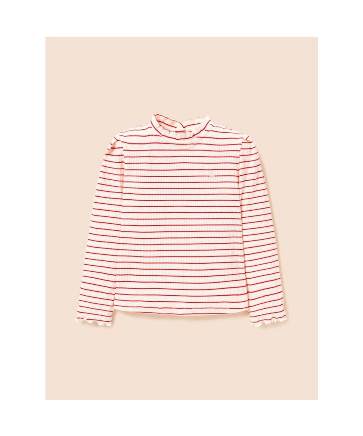빈폴 키즈(BEANPOLE KIDS) [Essential] 골지 스트라이프 티셔츠  레드 (BI6841GE26)