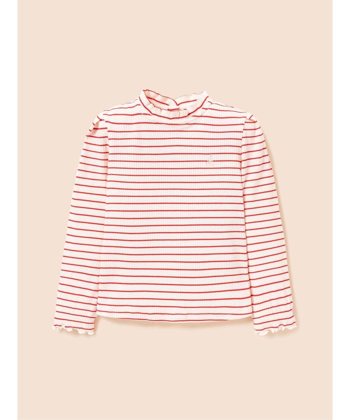 빈폴 키즈(BEANPOLE KIDS) [Essential] 골지 스트라이프 티셔츠  레드 (BI6841GE26)