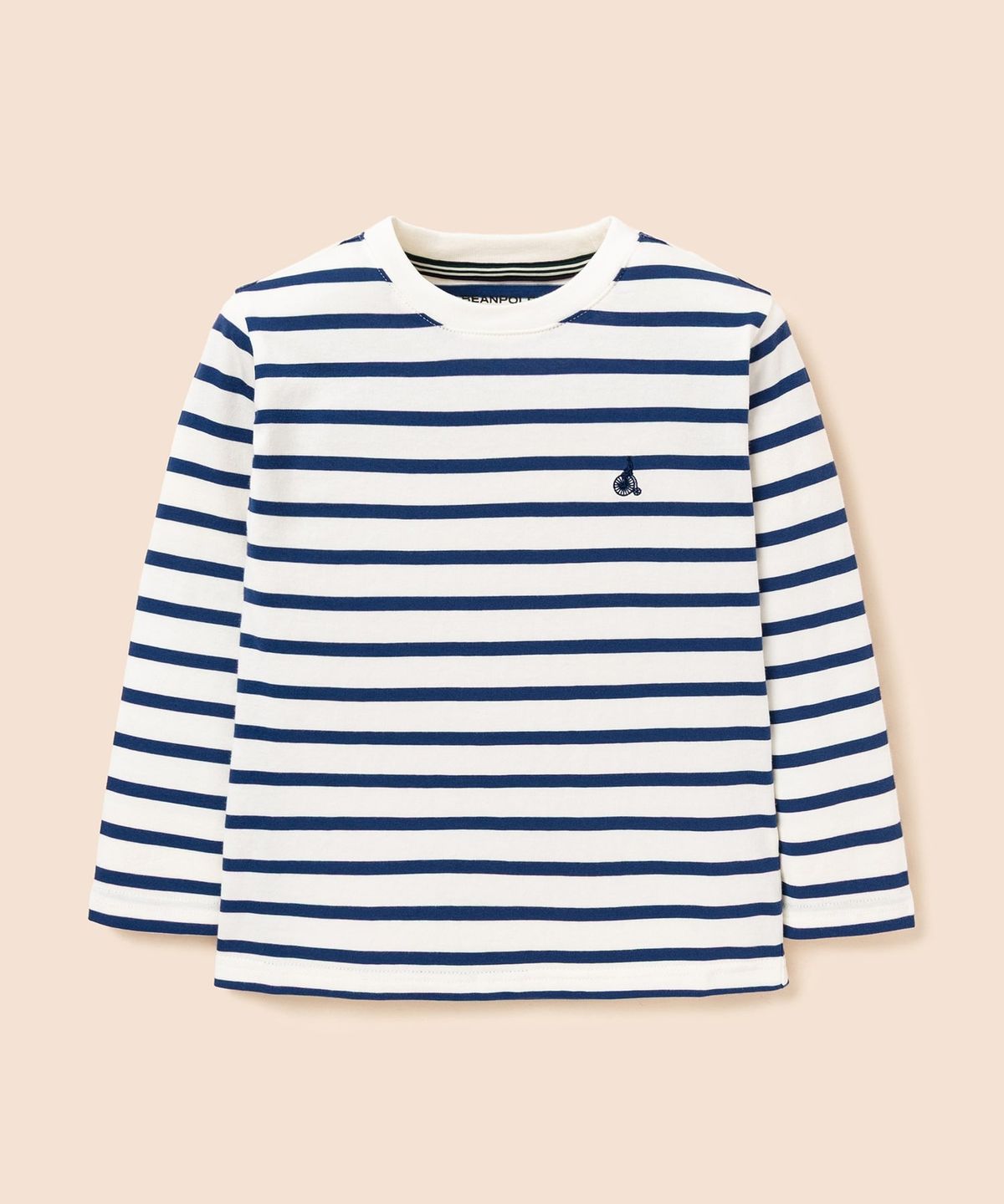 빈폴 키즈(BEANPOLE KIDS) [Essential] 스트라이프 긴소매 티셔츠  화이트 (BI6841UE91)