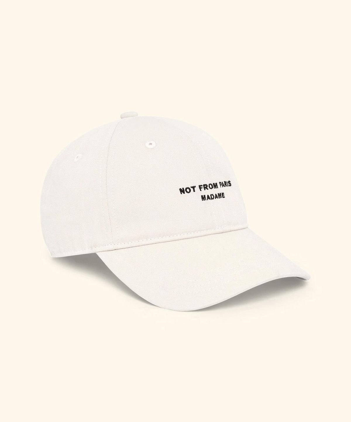 드롤드무슈(DROLE DE MONSIEUR) Slogan Cap D4RAA26101WHM