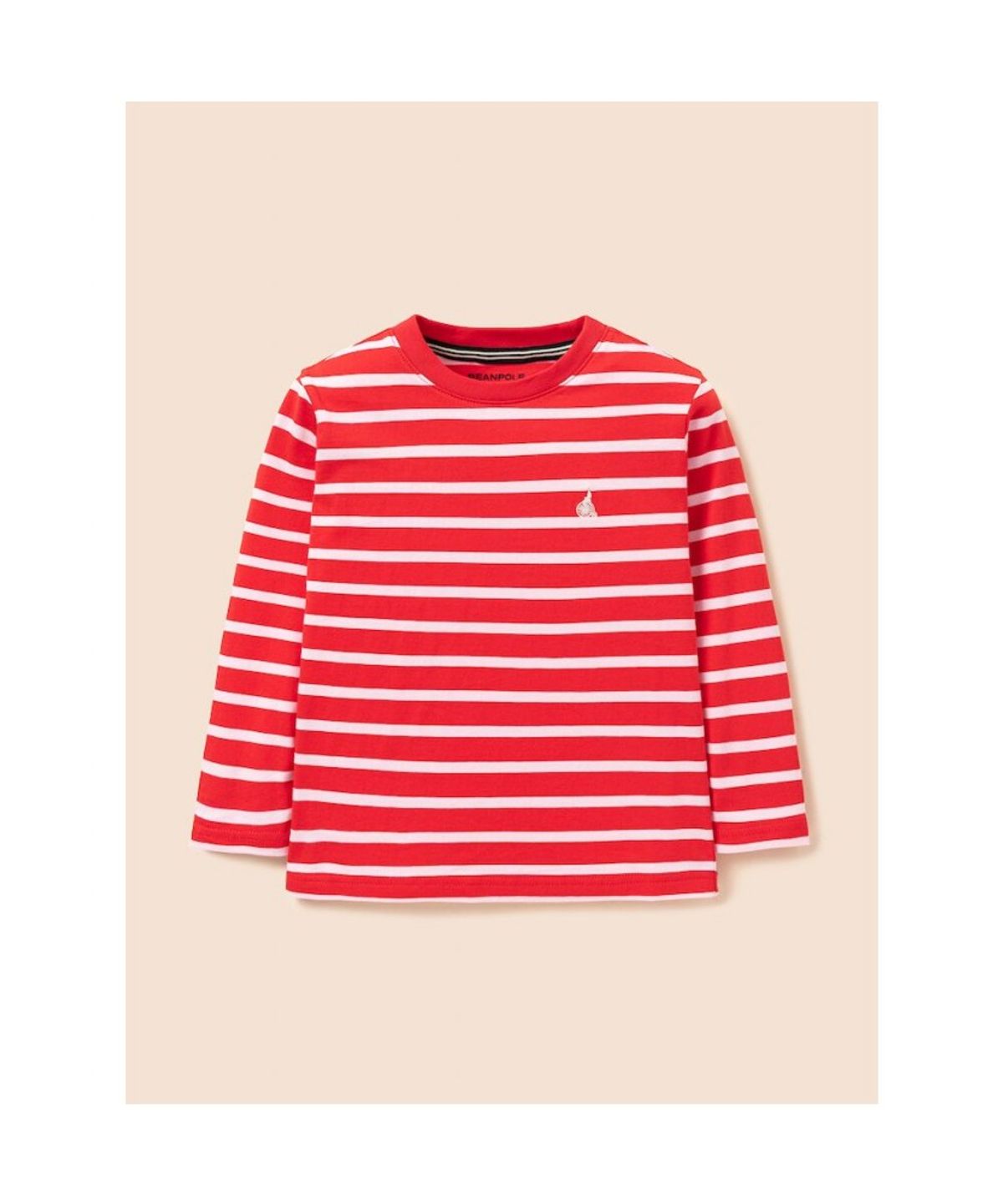 빈폴 키즈(BEANPOLE KIDS) [Essential] 스트라이프 긴소매 티셔츠  레드 (BI6841UE96)