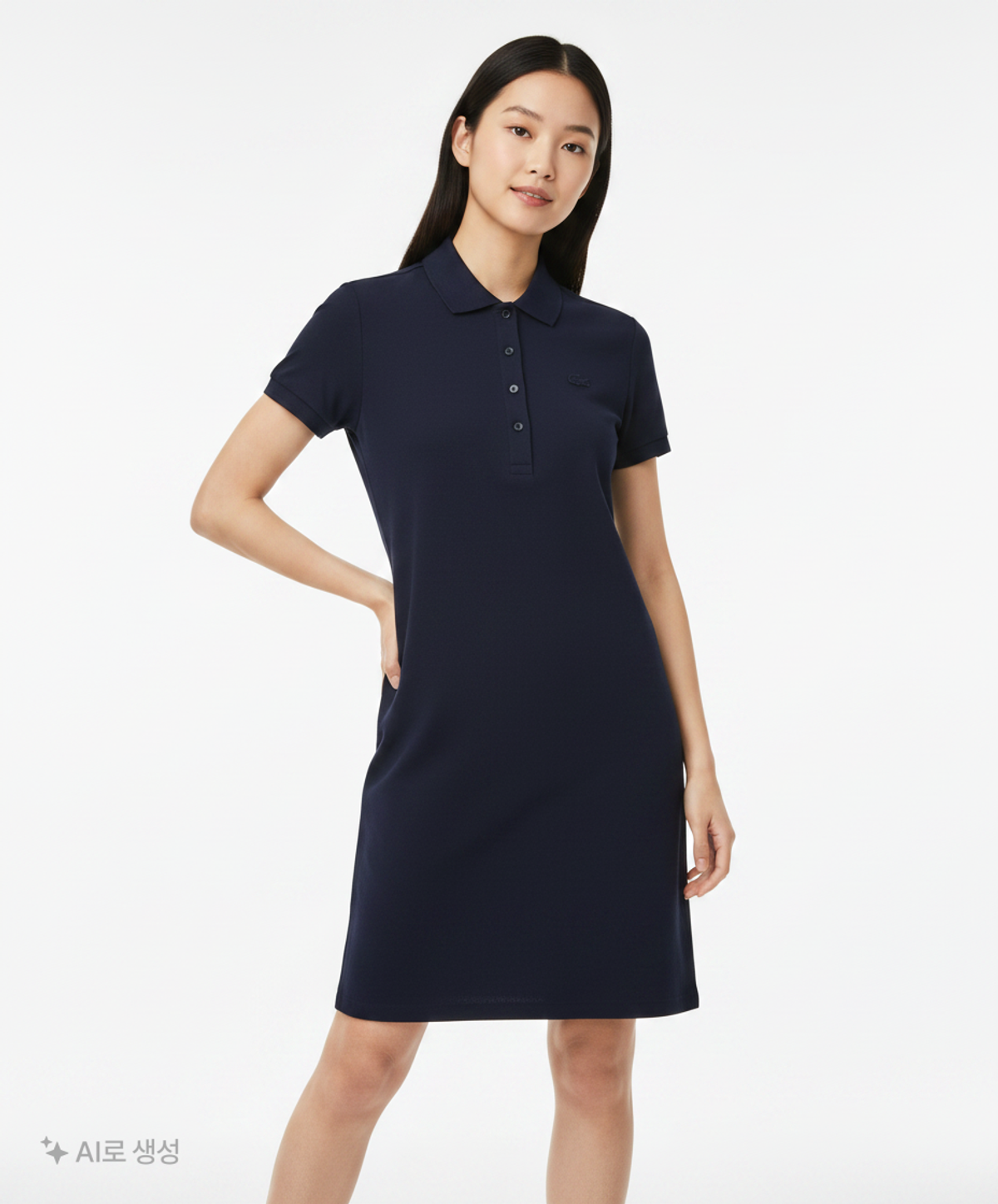 라코스테(LACOSTE) 여성 슬림핏 미니 원피스 LCST EF5473-20B031 38
