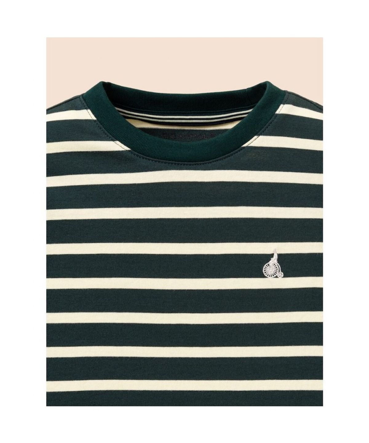 빈폴 키즈(BEANPOLE KIDS) [Essential] 스트라이프 긴소매 티셔츠  그린 (BI6841UE9M)