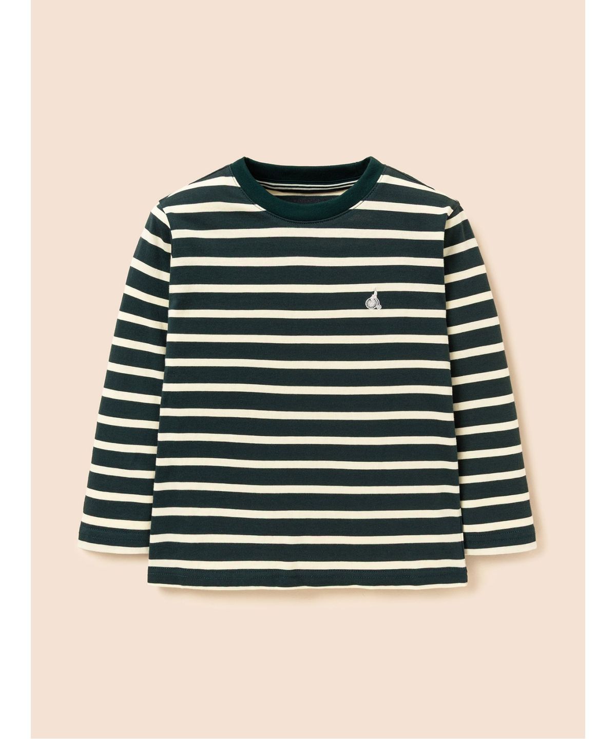 빈폴 키즈(BEANPOLE KIDS) [Essential] 스트라이프 긴소매 티셔츠  그린 (BI6841UE9M)