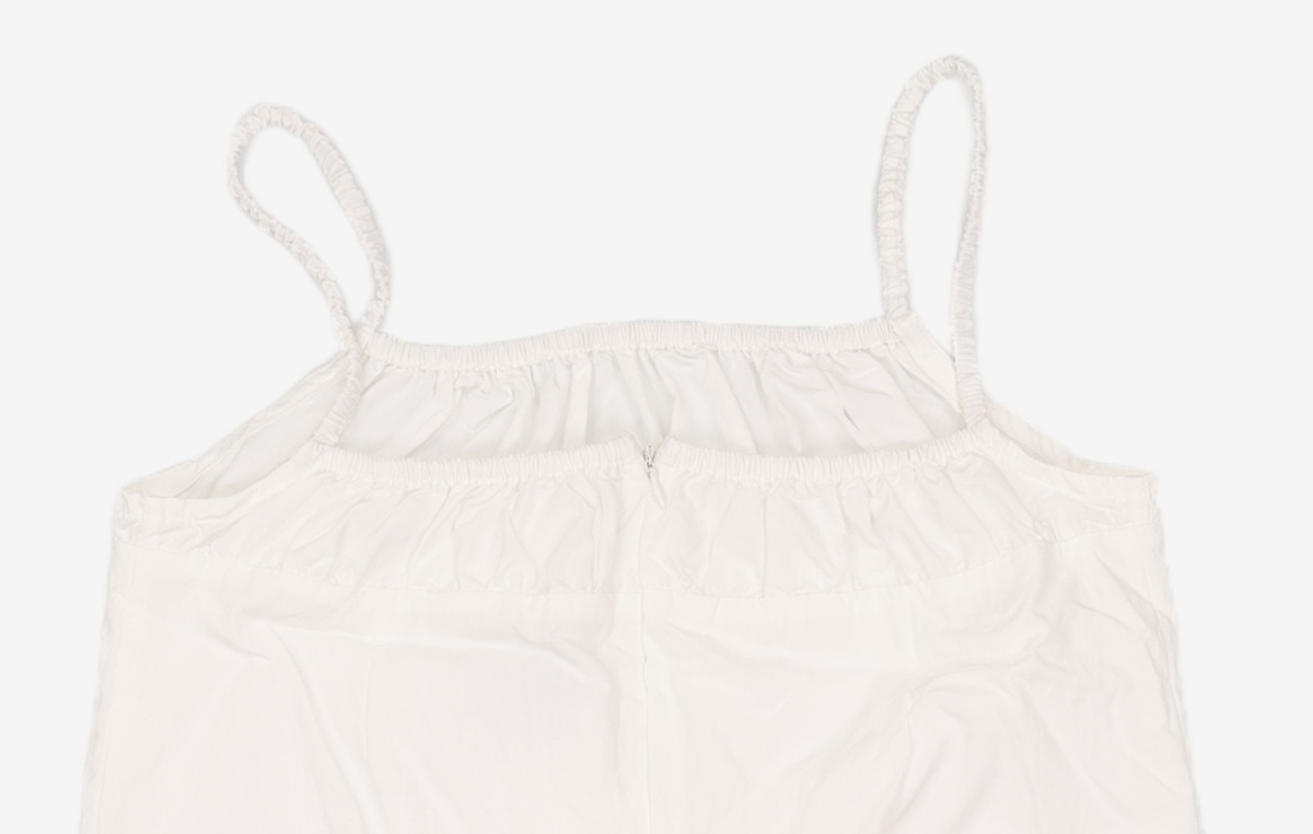 로우클래식(LOW CLASSIC) SHIRRING STRING DRESS_OFF WHITE_LC252DR01OW M
