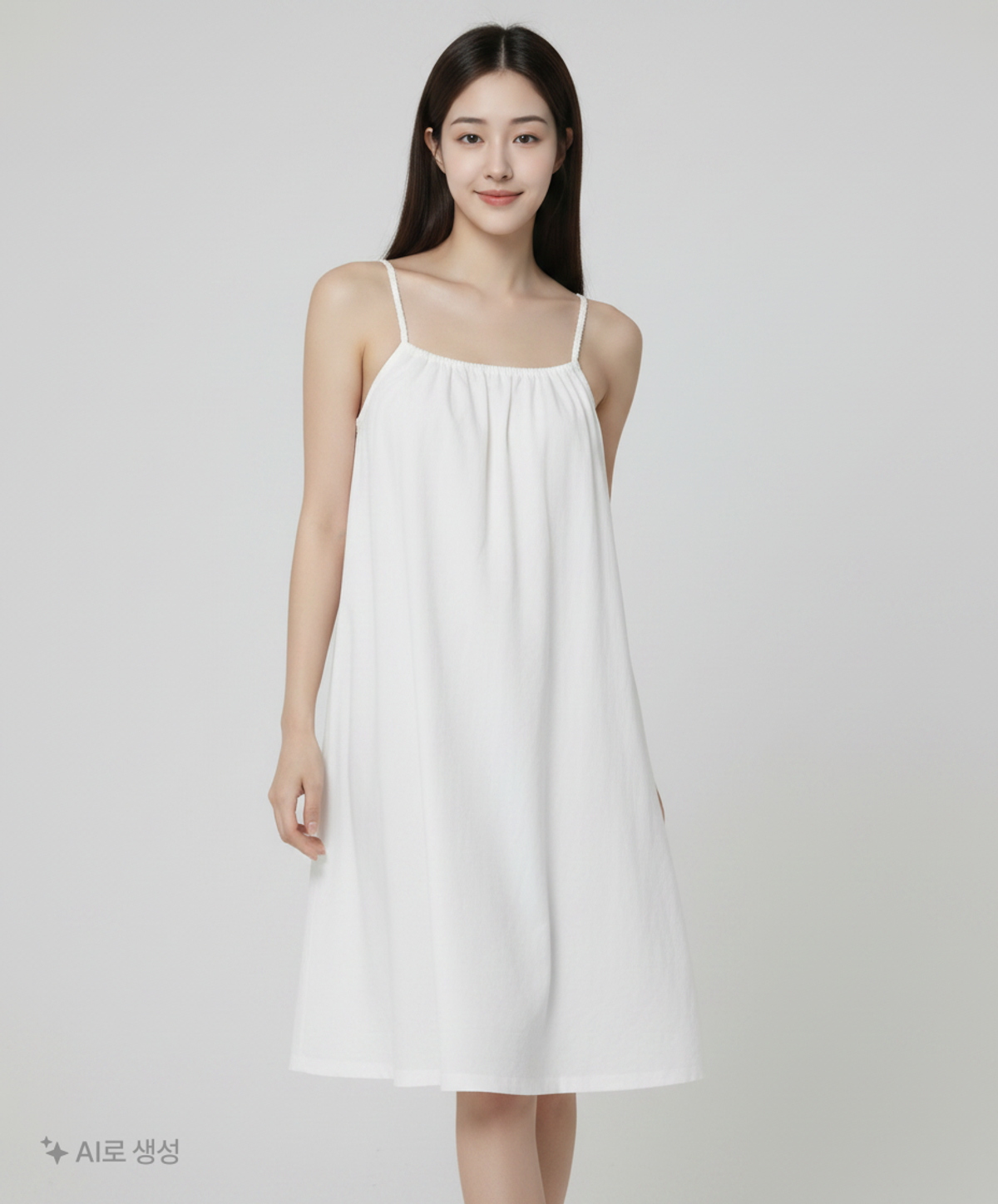 로우클래식(LOW CLASSIC) SHIRRING STRING DRESS_OFF WHITE_LC252DR01OW M
