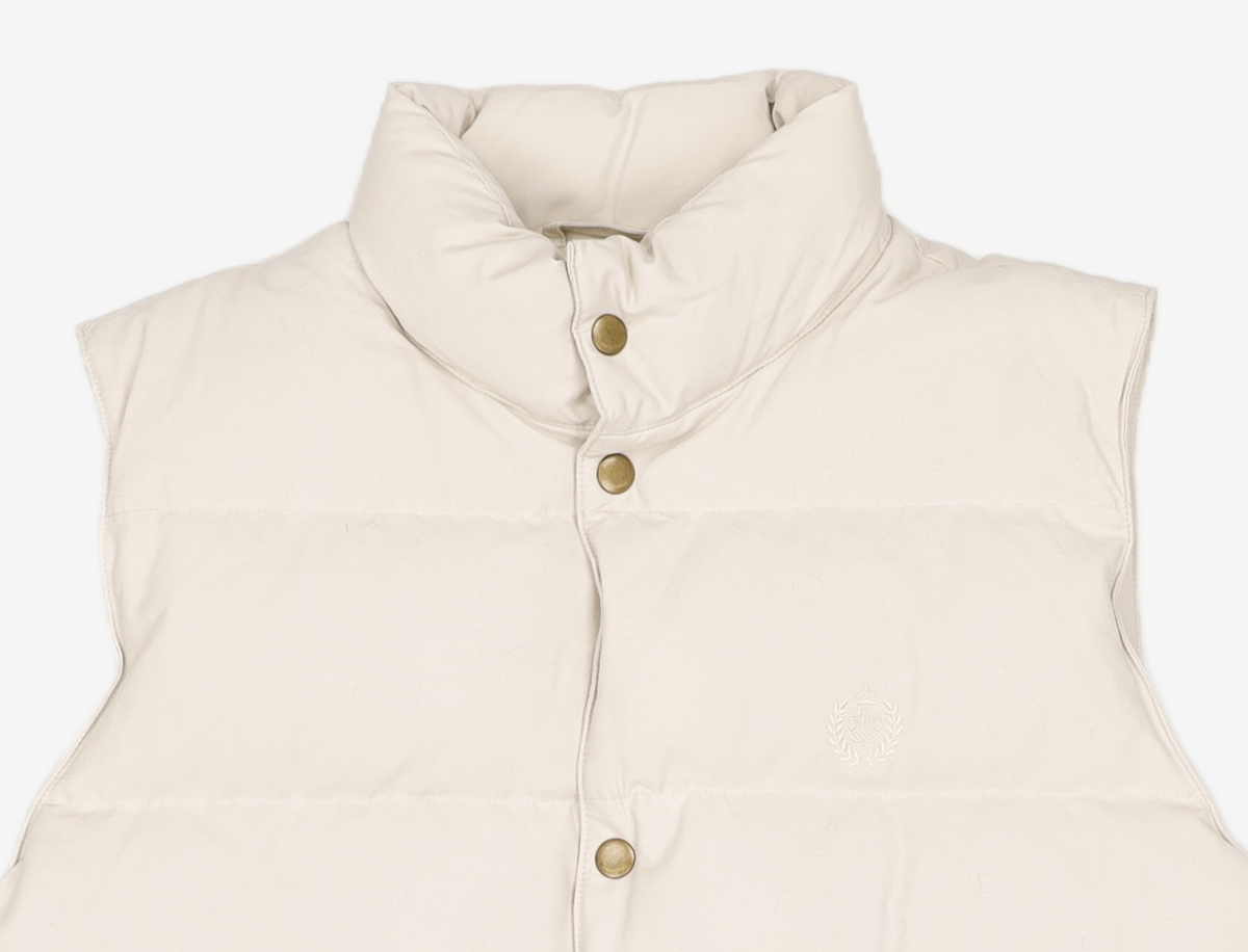 던스트(DUNST) UNISEX CLASSIC GOOSE DOWN VEST CREAM_UDVE3D121CR S