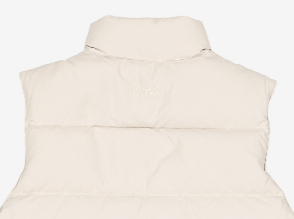 던스트(DUNST) UNISEX CLASSIC GOOSE DOWN VEST CREAM_UDVE3D121CR S