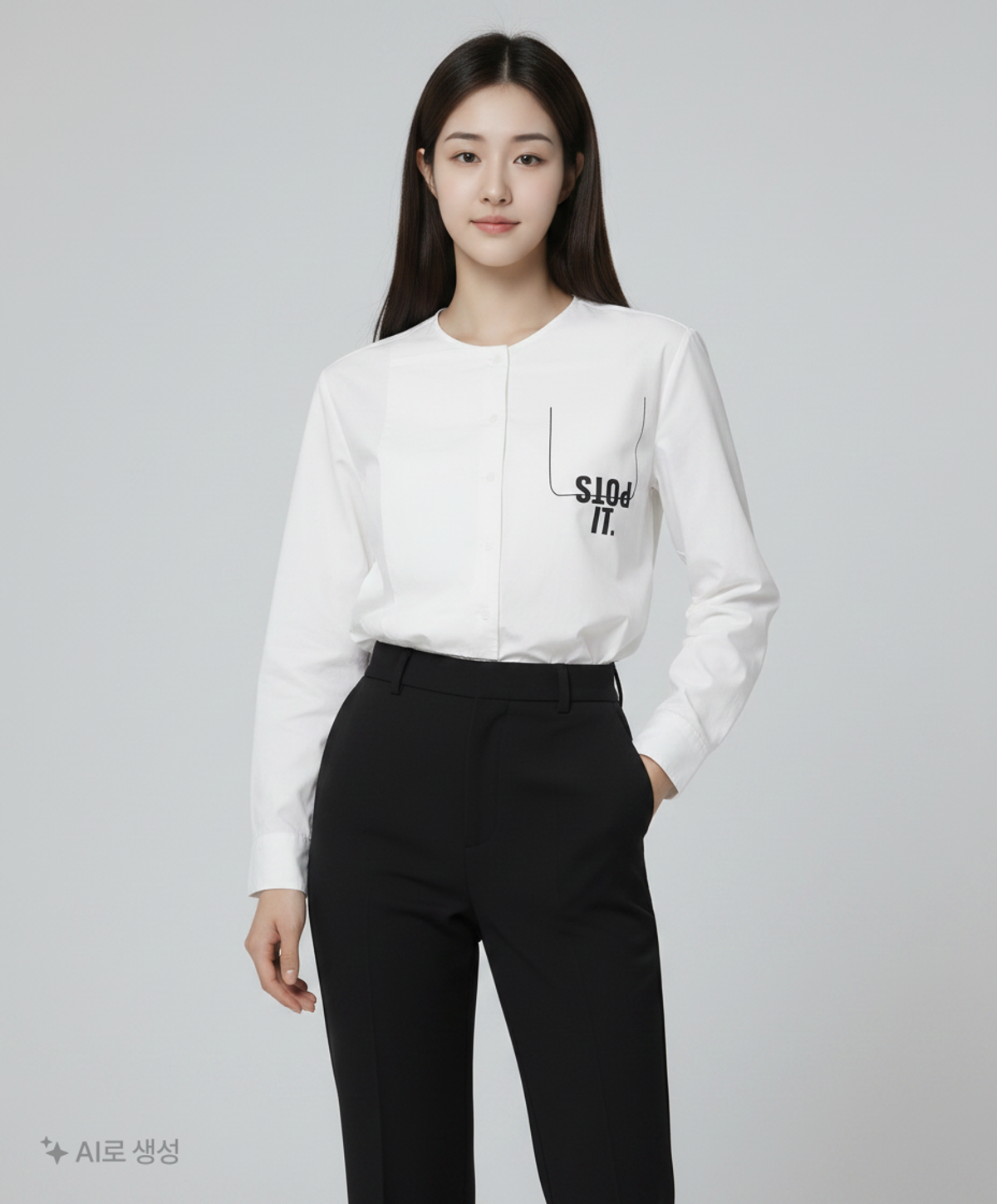 톰보이(TOMBOY) 캐주얼 셔츠 FREE