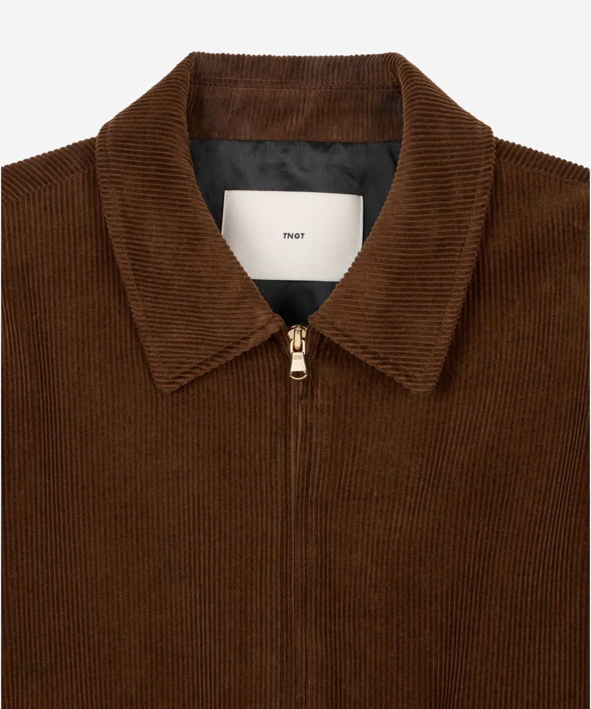 티엔지티(TNGT) Corduroy Short Jumper (Brown) TNJU6F102W2