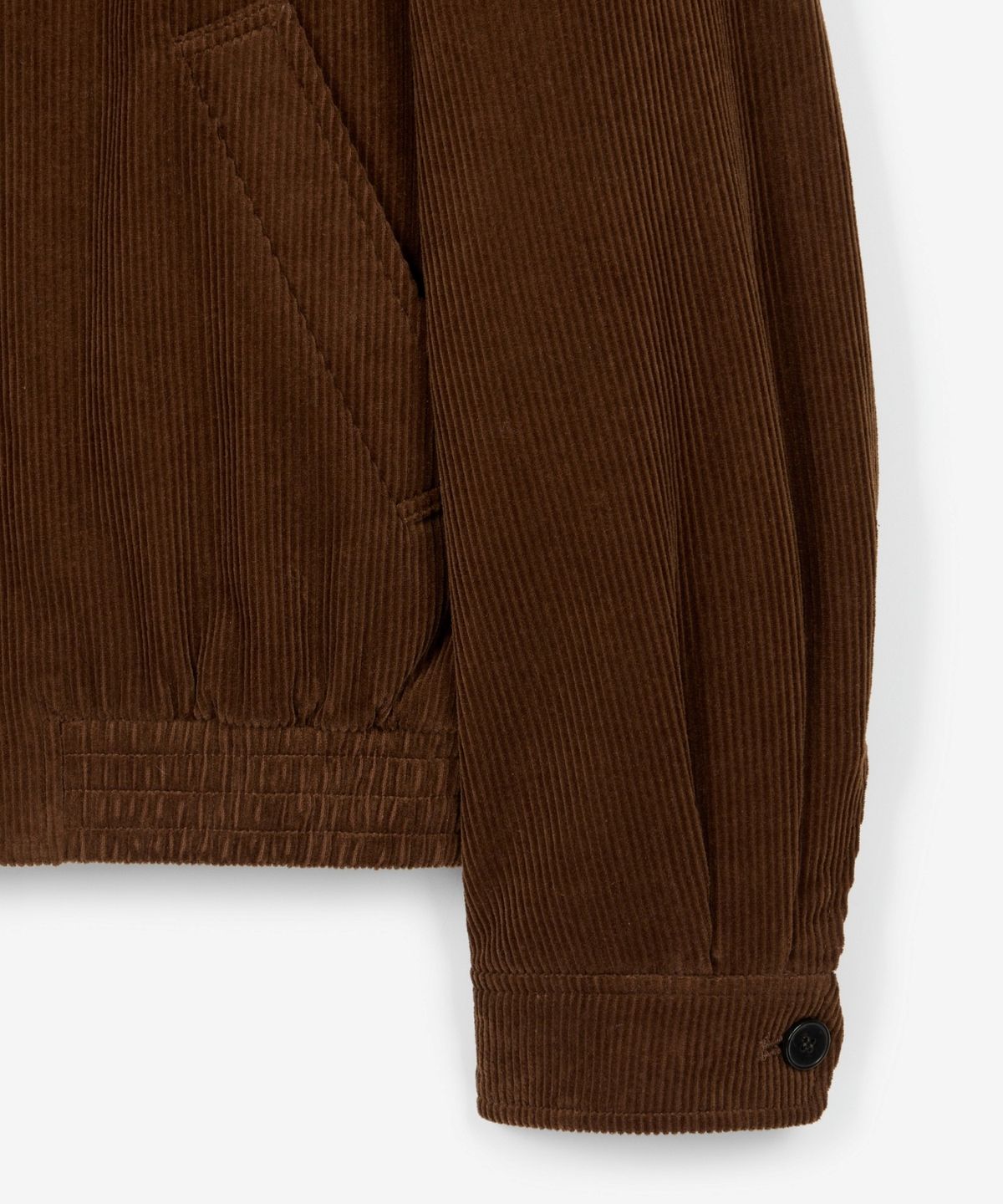 티엔지티(TNGT) Corduroy Short Jumper (Brown) TNJU6F102W2