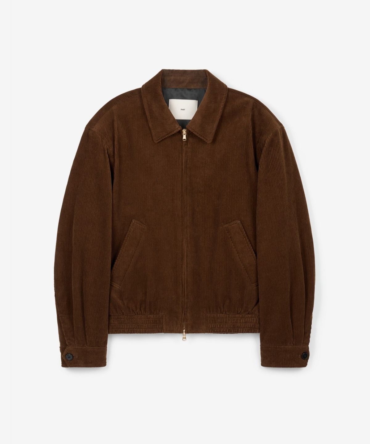 티엔지티(TNGT) Corduroy Short Jumper (Brown) TNJU6F102W2
