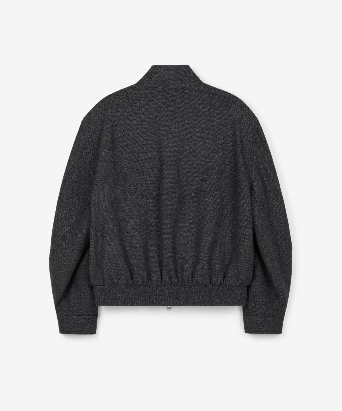 티엔지티(TNGT) Herringbone Harrington Jumper (Charcoal) TNJU6F105CG