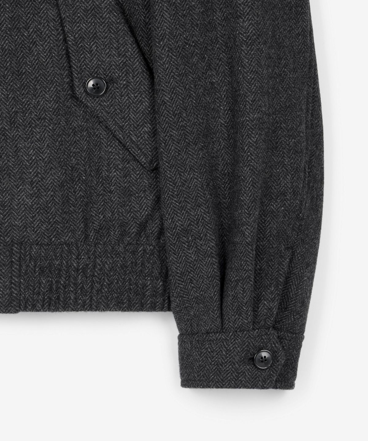 티엔지티(TNGT) Herringbone Harrington Jumper (Charcoal) TNJU6F105CG