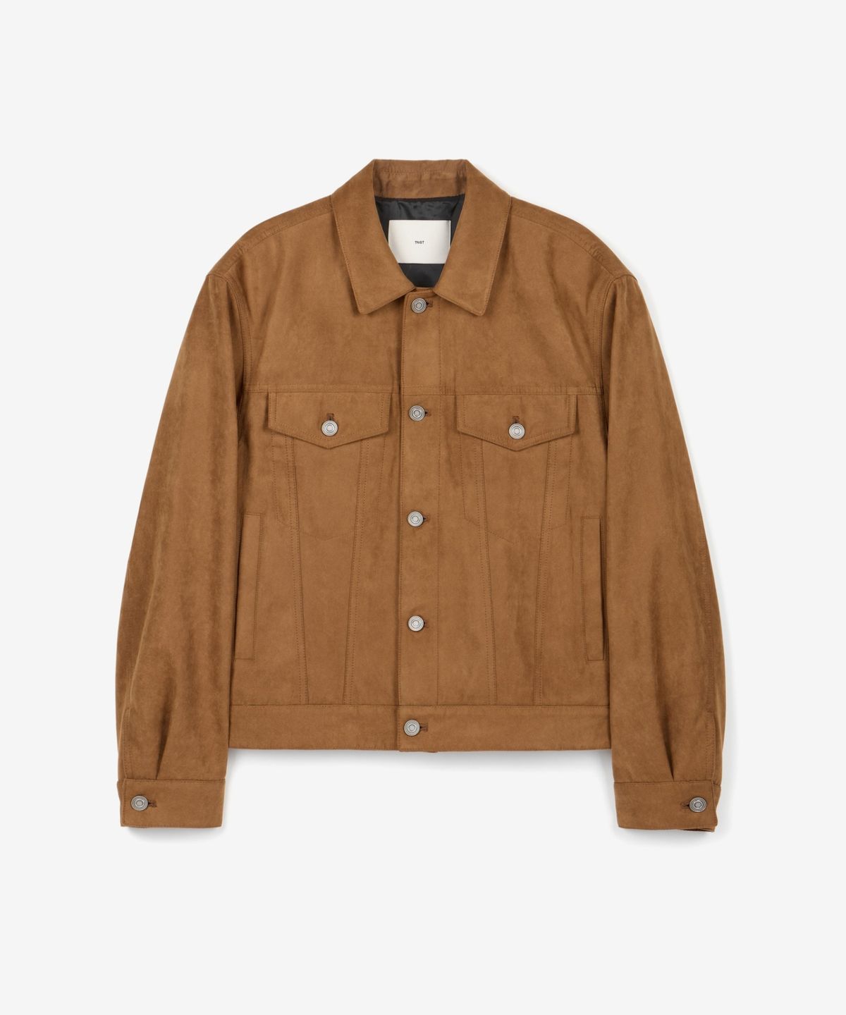 티엔지티(TNGT) Faux Suede Trucker (Camel Brown) TNJU6F101CM