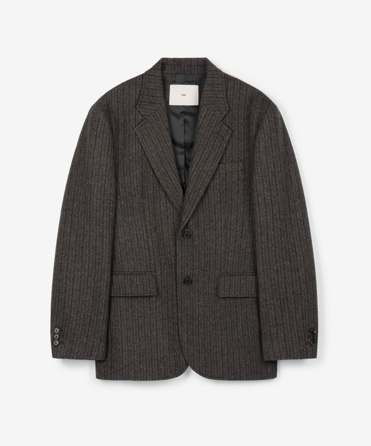 티엔지티(TNGT) Redford Wool Herringbone Jacket (Grey) TNJA6F104G2
