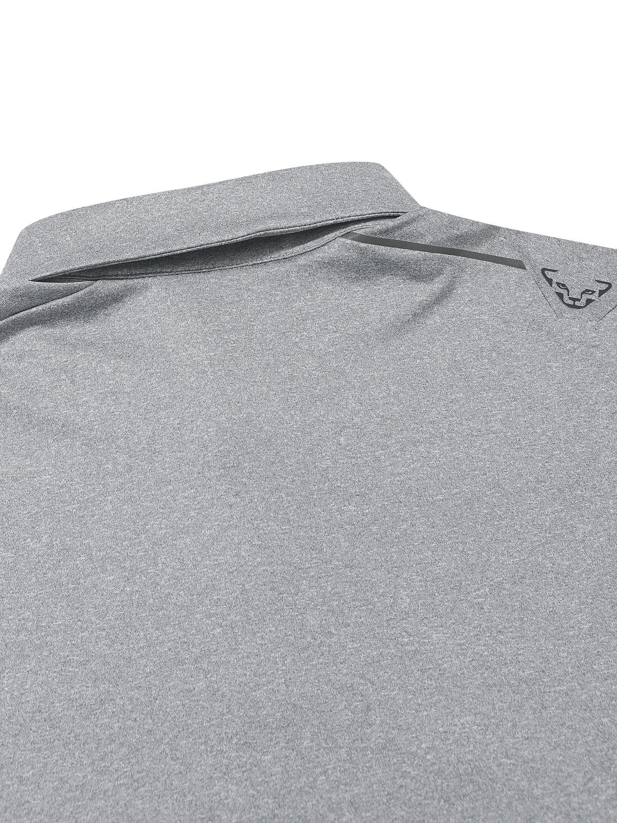 다이나핏(DYNAFIT) 남성  KAILO (카일로) 긴팔 기모 폴로티_Heather Grey YMU26215C4