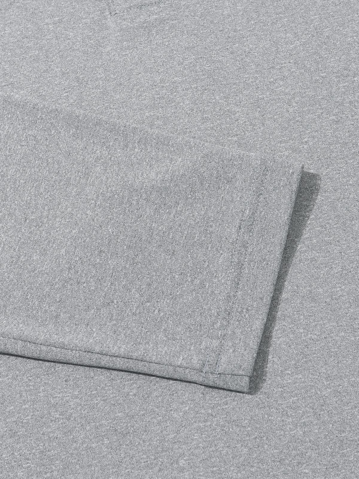 다이나핏(DYNAFIT) 남성  KAILO (카일로) 긴팔 기모 폴로티_Heather Grey YMU26215C4