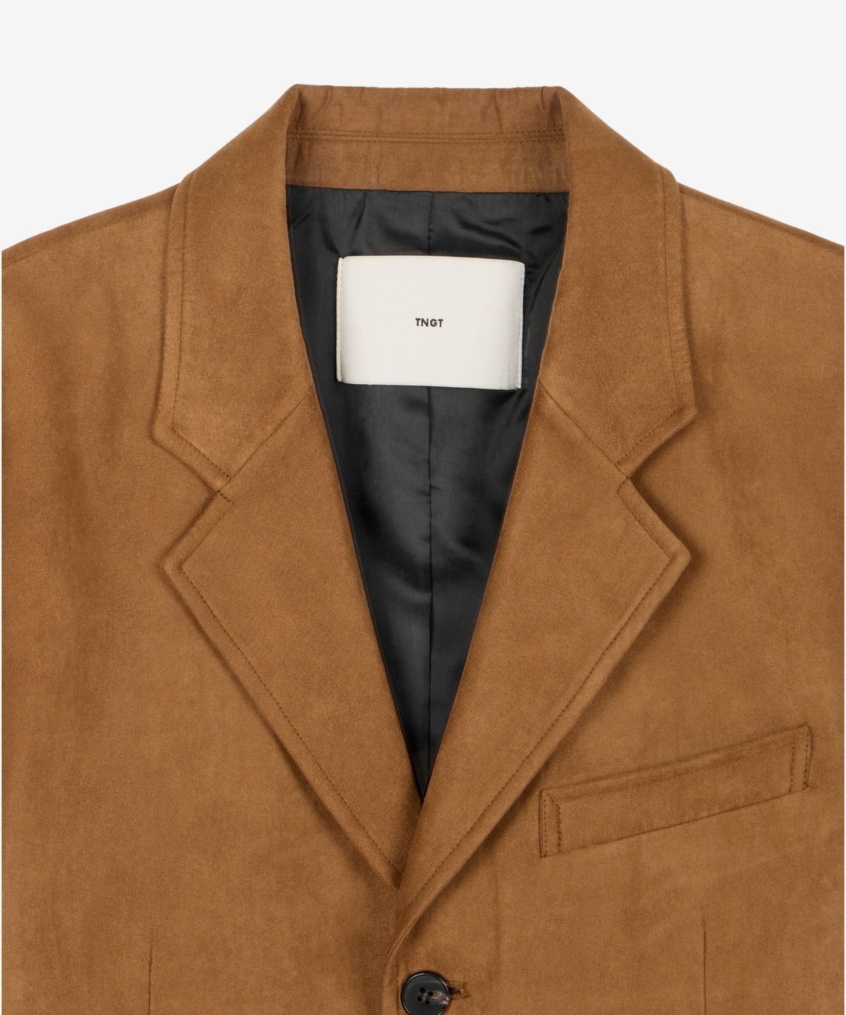 티엔지티(TNGT) Faux Suede Jacket (Camel Brown) TNJA6F102CM