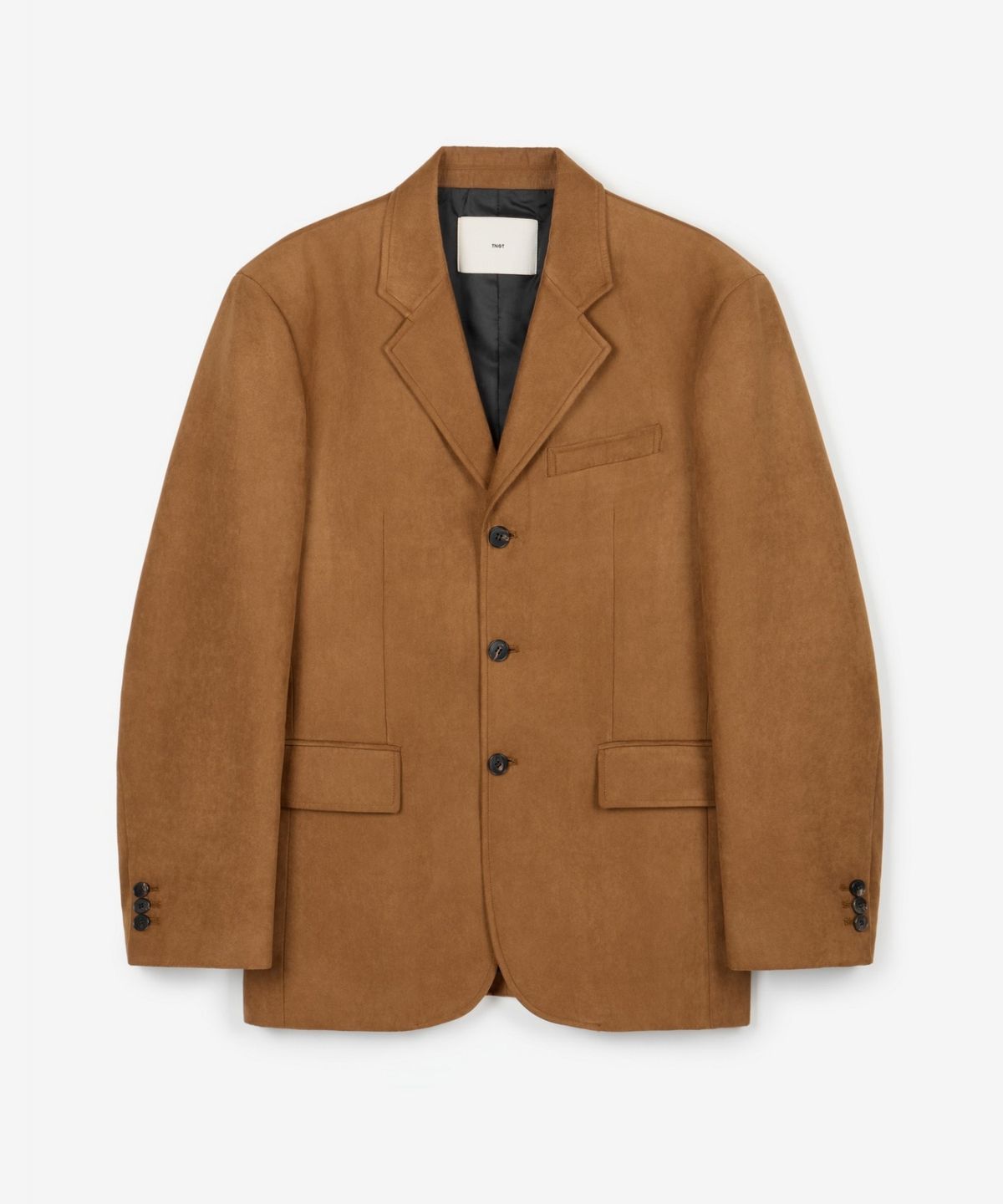 티엔지티(TNGT) Faux Suede Jacket (Camel Brown) TNJA6F102CM