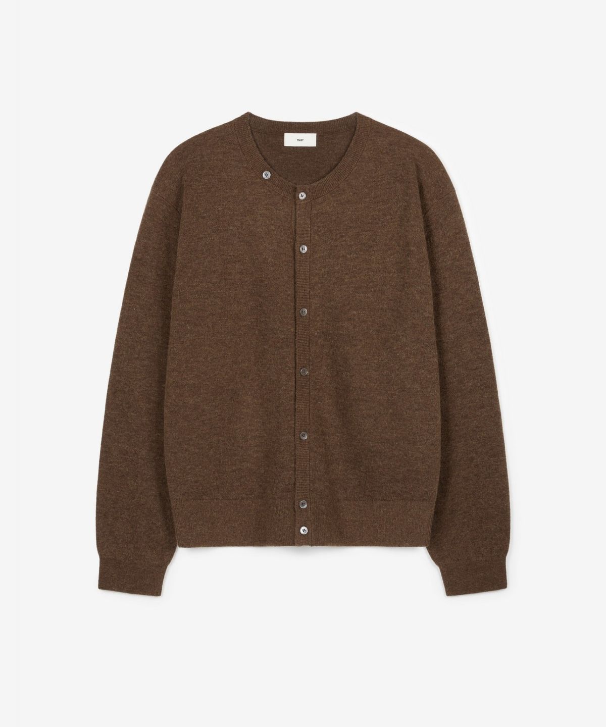 티엔지티(TNGT) Alpaca Round Cardigan (Brown) TNSW6F100W2